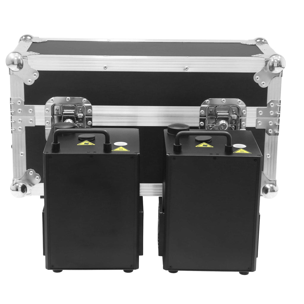 Evolite Evo Spark 600 DMX Twin Pack – 2 × Spark Machines with Flight Case