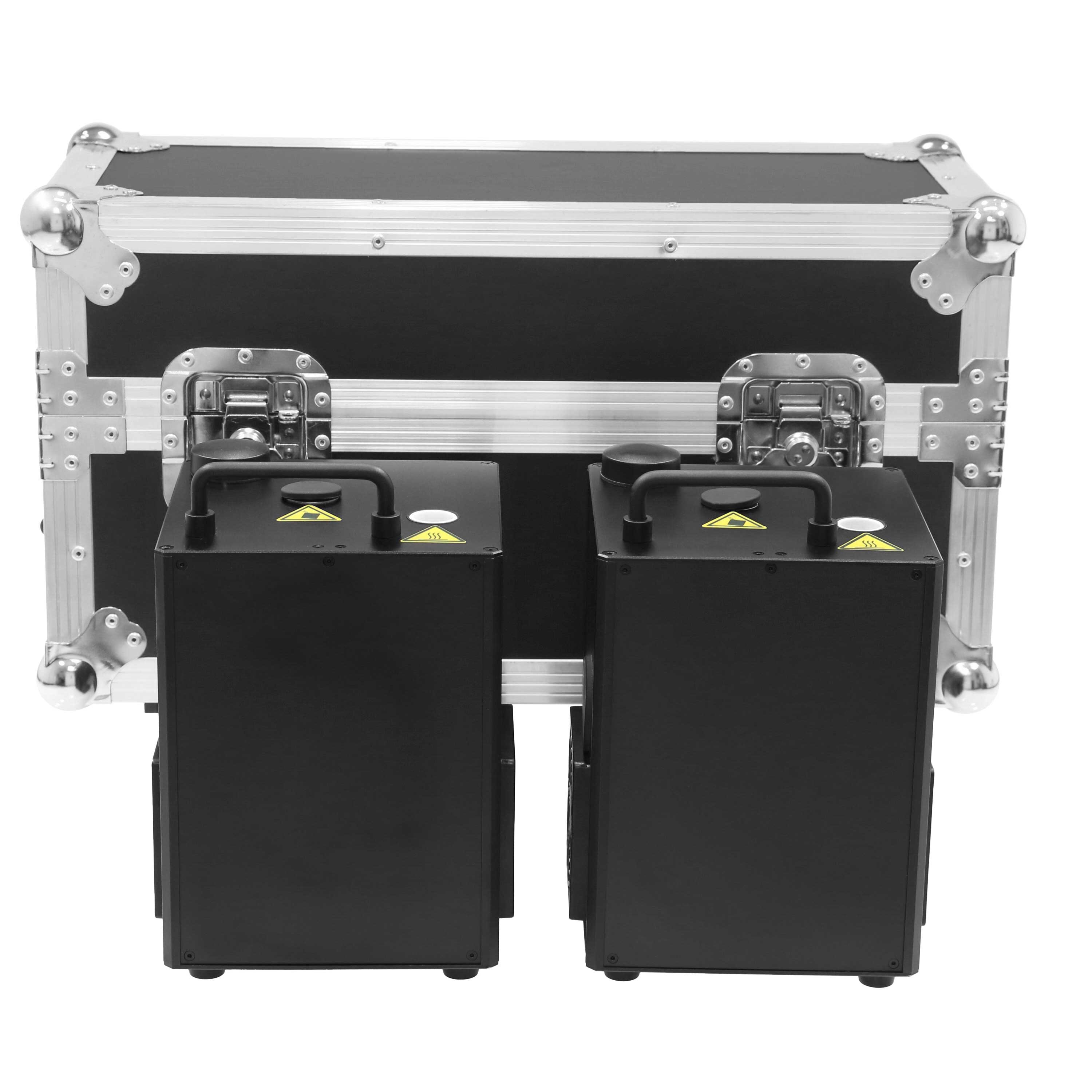 Evolite Evo Spark 600 DMX Twin Pack – 2 × Spark Machines with Flight Case