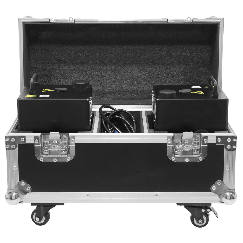 Evolite Evo Spark 600 DMX Twin Pack – 2 × Spark Machines with Flight Case