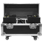 Evolite Evo Spark 600 DMX Twin Pack – 2 × Spark Machines with Flight Case