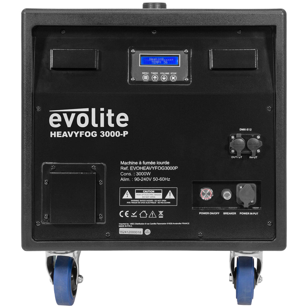Evolite HeavyFog 3000P – Professional Low Fog Machine (3000W, No Ice Required)
