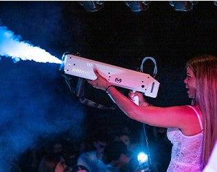 Mac Mah Fog Blaster 1000W White – Indoor CO2-Style Hand-held Blaster