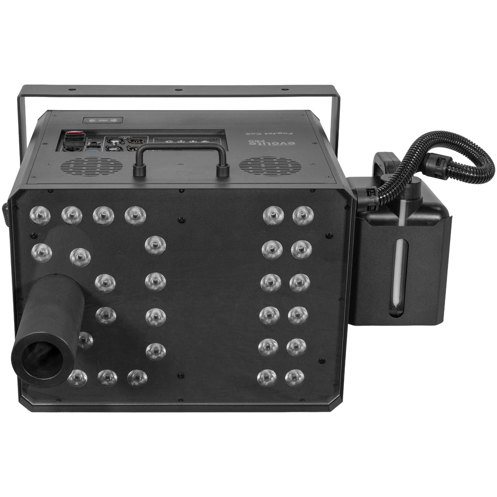 Evolite Pro FogJet Co2 – Indoor CO2-Style Jet Fog Machine with RGB LEDs