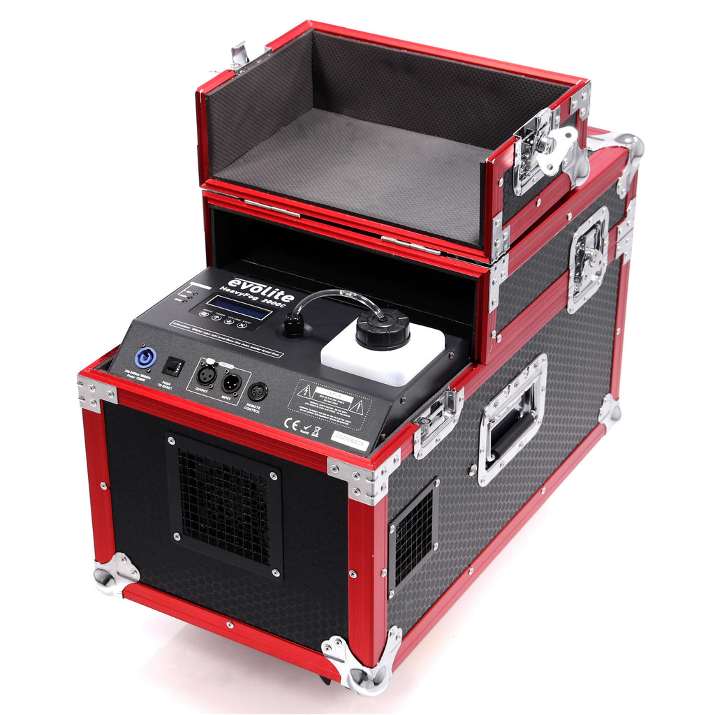 Evolite HeavyFog 2000C – Professional Low Fog Machine in Flight Case (2000W)