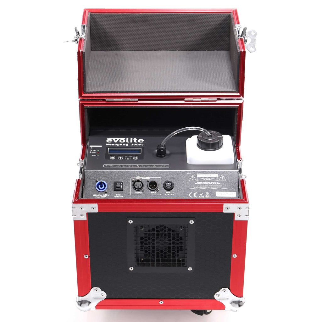 Evolite HeavyFog 2000C – Professional Low Fog Machine in Flight Case (2000W)
