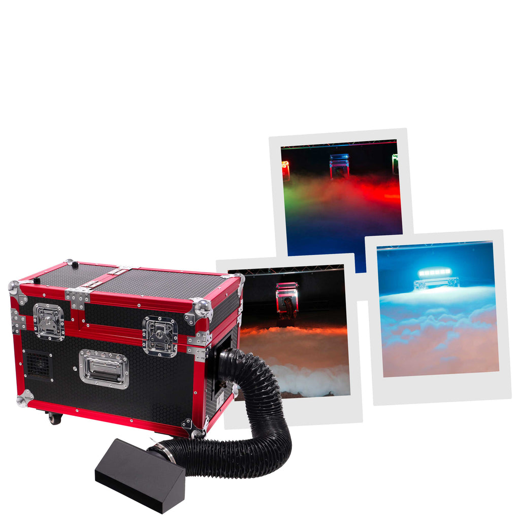 Evolite HeavyFog 2000C – Professional Low Fog Machine in Flight Case (2000W)