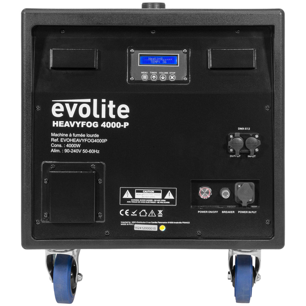 Evolite HeavyFog 4000P – Professional Low Fog Machine (4000W, No Ice Required)