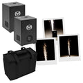 Mac Mah Mac Spark 300 Twin Pack – 2 × Cold Spark Machines with Carry Bag