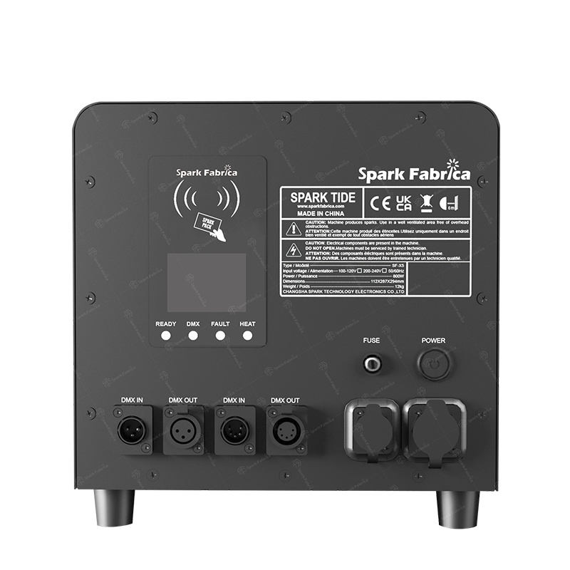SPARK TIDE SF-X5 – IP55 Cold Spark Machine (Up to 5m Spark Effects)