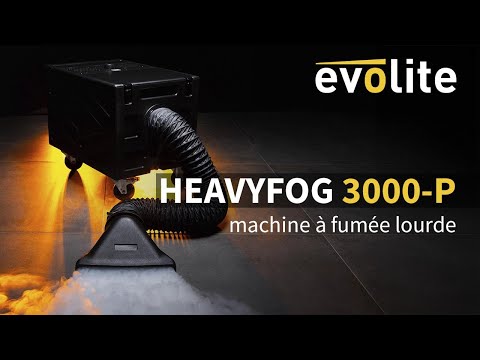 Evolite HeavyFog 3000P – Professional Low Fog Machine (3000W, No Ice Required)