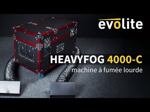 Evolite HeavyFog 4000 – Professional Low Fog Machine in Flight Case (4000W)