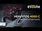 Evolite HeavyFog 4000 – Professional Low Fog Machine in Flight Case (4000W)
