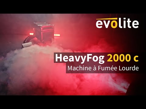 Evolite HeavyFog 2000C – Professional Low Fog Machine in Flight Case (2000W)